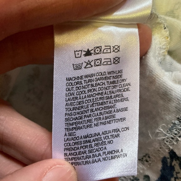 Lucky Brand Feminine Floral Peasant Top - Picture 5 of 12